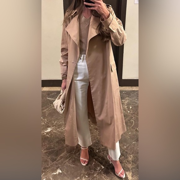 Cos Belted Trench Coat - Picture 3 of 6